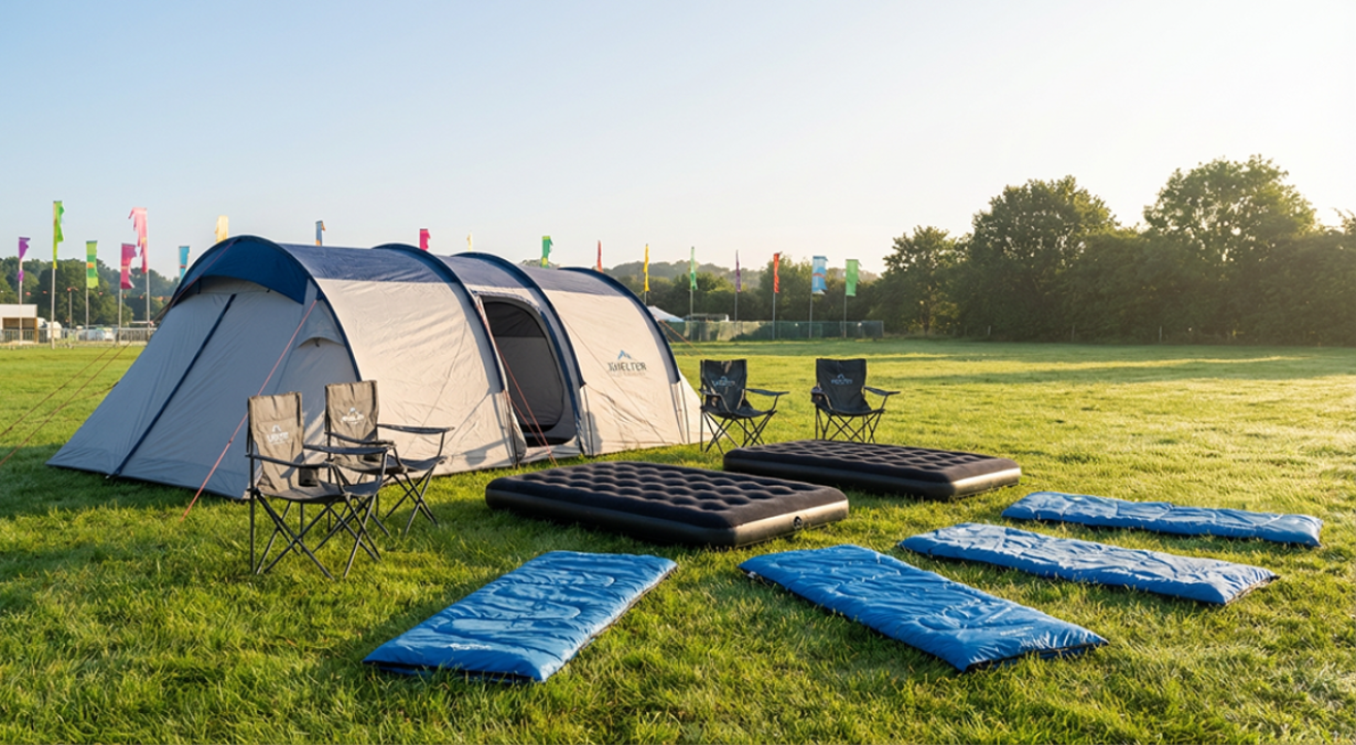 Festival bundle 4–6 pax – Crew 600 tent